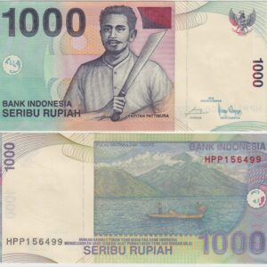 Индонезия 1000 рупий 2016 UNC