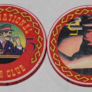 Фишка покерная 5 "International Poker Club"