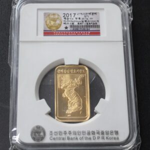КНДР 5 вон 2017 год UNC
