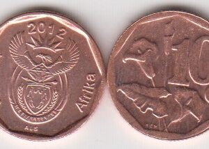 ЮАР 10 центов 2012 год UNC