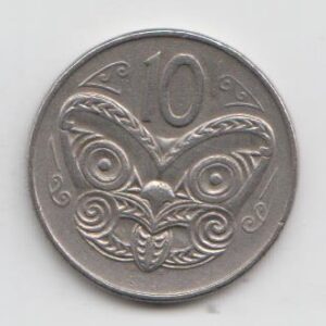Новая Зеландия 10 центов 1979 XF