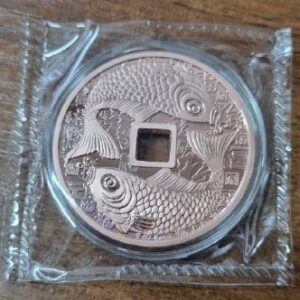 Самоа 20 центов "Рыбки" 2023 год Proof
