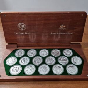 Австралия Набор 16 монет "Олимпийские игры в Сиднее" 2000 год Proof серебро