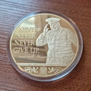 Великобритания Медаль "Никогда не сдавайся! Уинстон Черчилль" 2014 год Proof