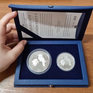 Австралия Набор 2 монеты "Австралийская Кукабура" 1999 год Proof