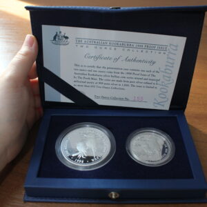 Австралия Набор 2 монеты "Австралийская кукабара" 1998 год Proof