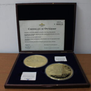 Великобритания Набор 2 медали Королевая Елизавета II 2016 год Proof