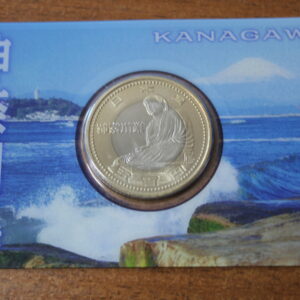 Япония 500 йен "47 префектур Японии. Канагава" 2012 год UNC