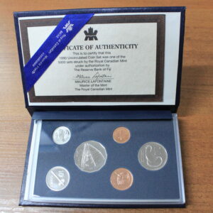 Фиджи Набор 6 монет 1990 год UNC