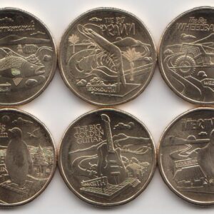 Австралия Набор 10 монет "Большие австралийские вещи" 2025 год UNC